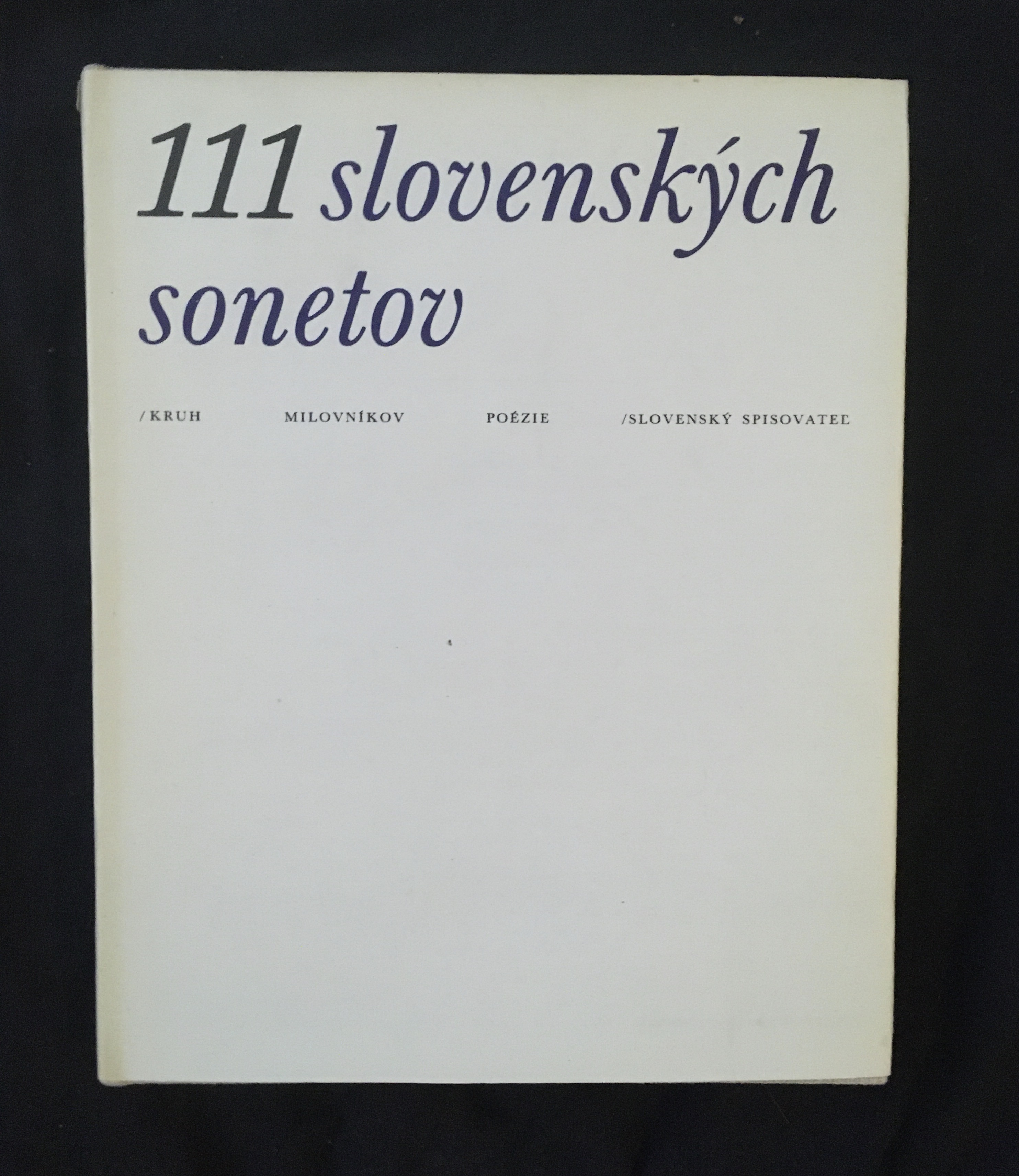 111 slovenských sonetov 