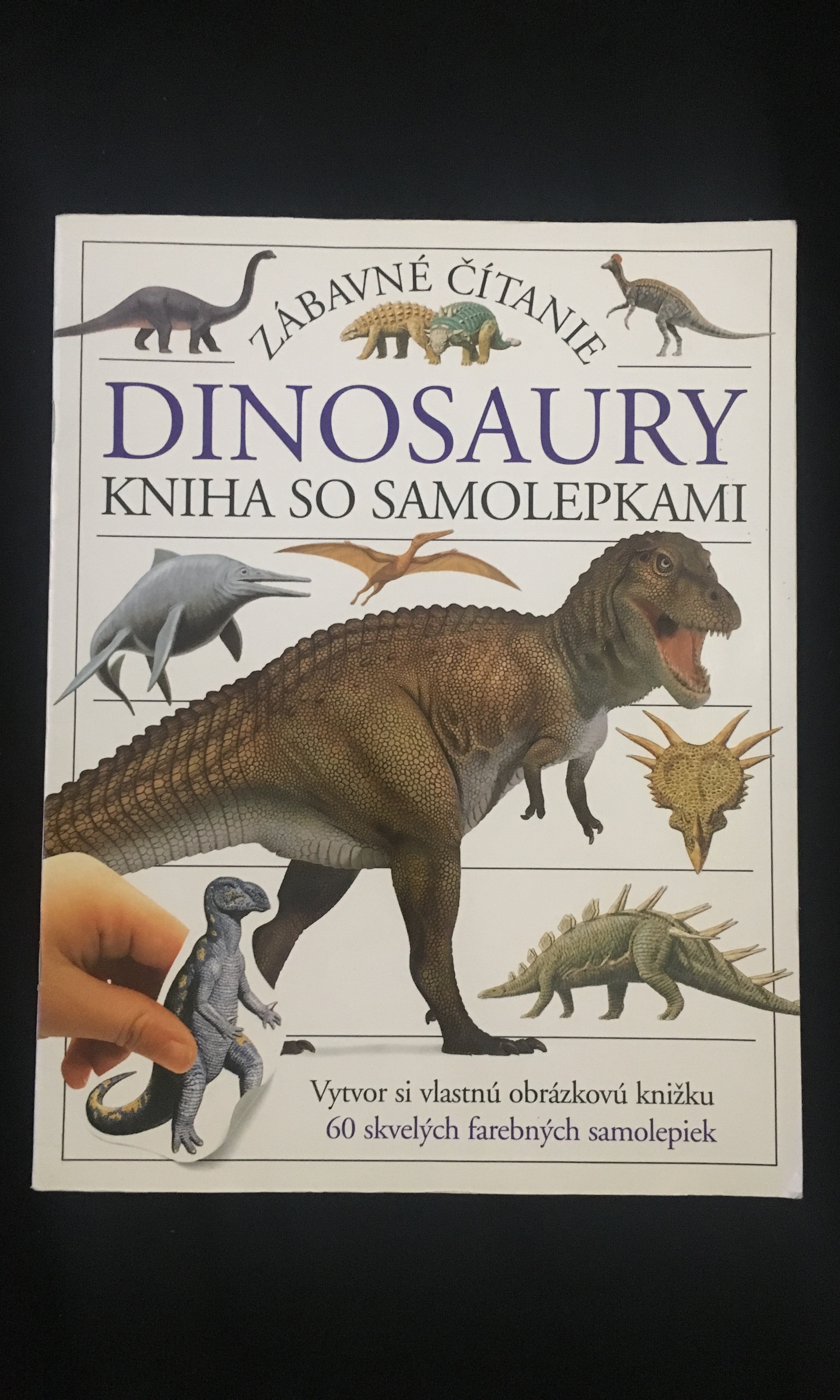 Dinosaury so samolepkami(už nalepene)