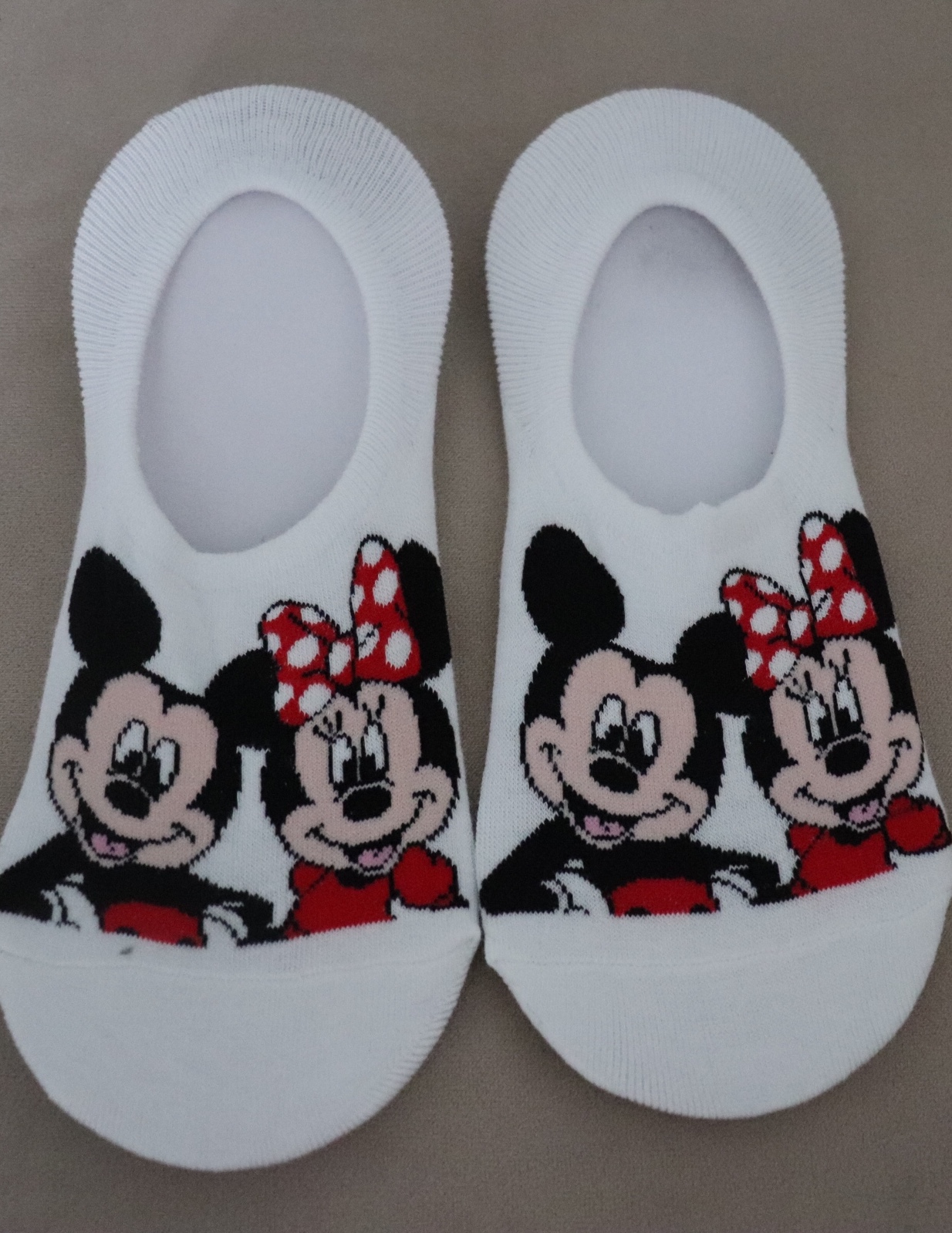 Ťapky Mickey&Minie biele