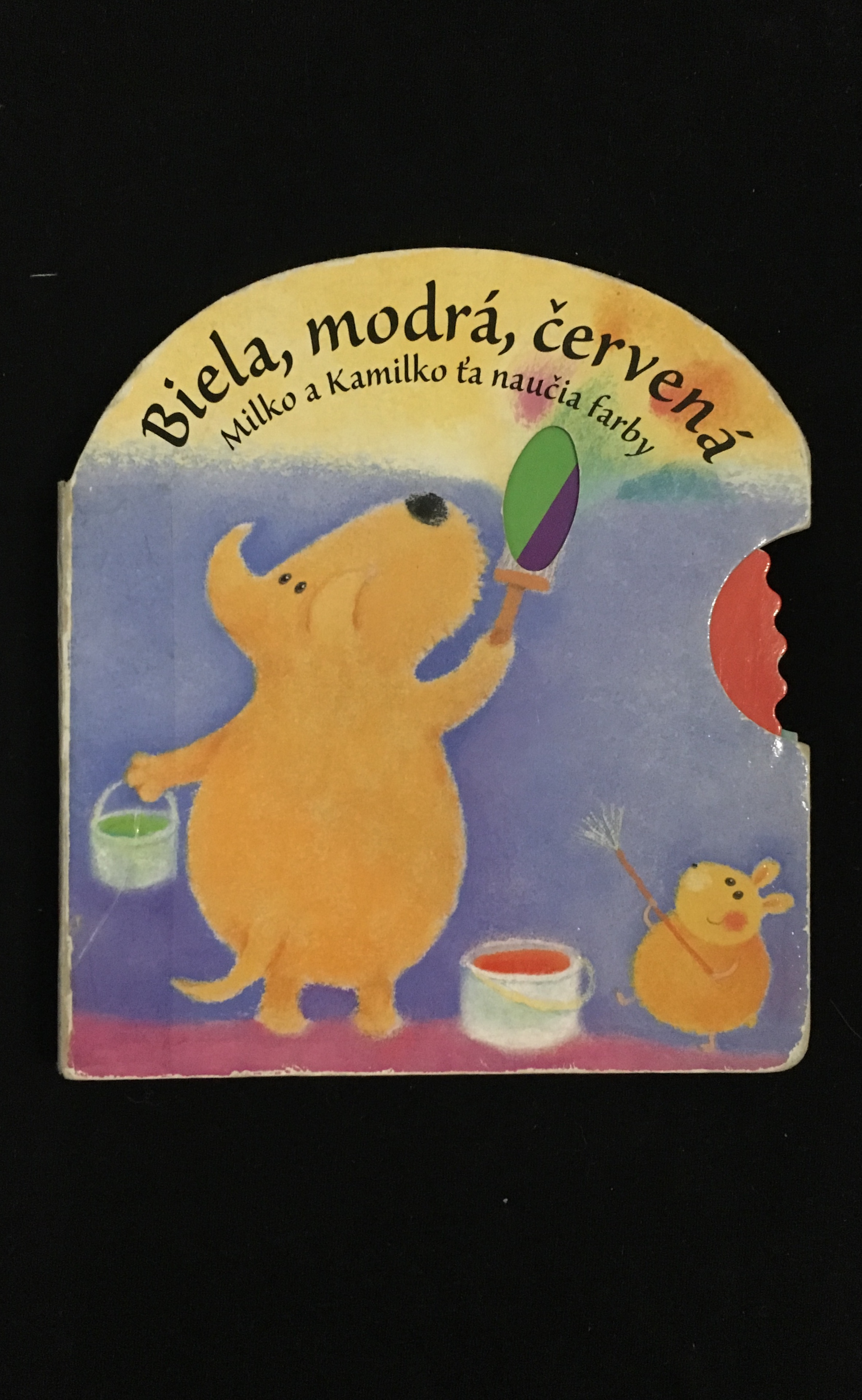Milko a Kamilko ťa naučia farby biela,modrá,červená