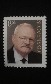 poštová známka -Ivan Gašparovič 2004 8SK