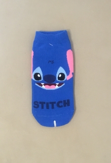 Ponožky členkové Stitch modré