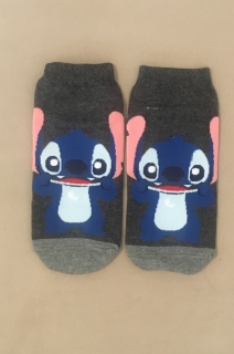 Ponožky členkové Stitch šedé