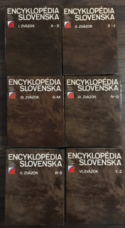 Encyklopédia Slovenska I.-VI.zväzok (spolu 6kníh)